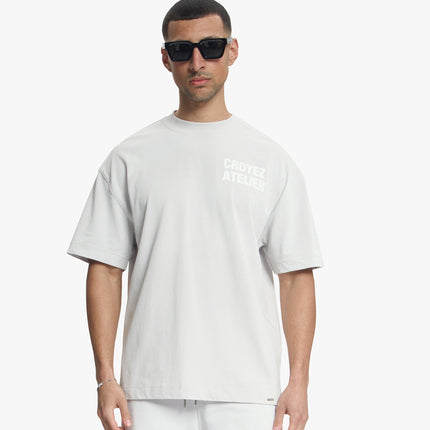 Croyez Croyez T-Shirt Sprayed Atelier SS26 Light Grey