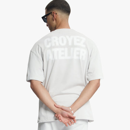 Croyez Croyez T-Shirt Sprayed Atelier SS26 Light Grey