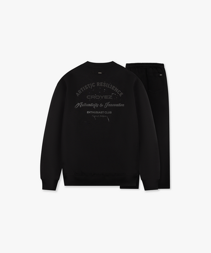 Croyez Croyez Tracksuit Enthusiast Club FW25 Black