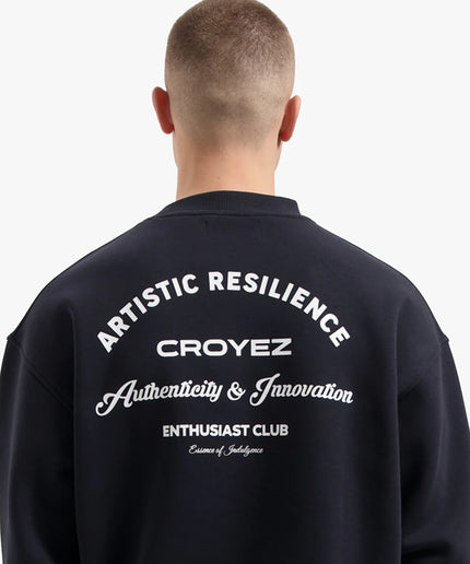 Croyez Croyez Tracksuit Enthusiast Club FW25 Navy