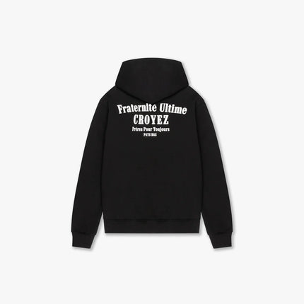 Croyez Croyez Zip Hoodie Fraternite FW25 Black