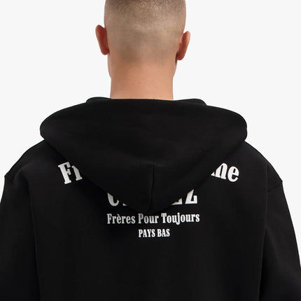 Croyez Croyez Zip Hoodie Fraternite FW25 Black