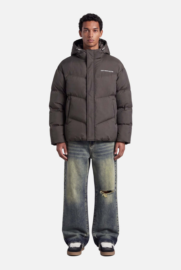 Don't Waste Culture Don't Waste Culture Jacket Sora FW26 Green Grey
