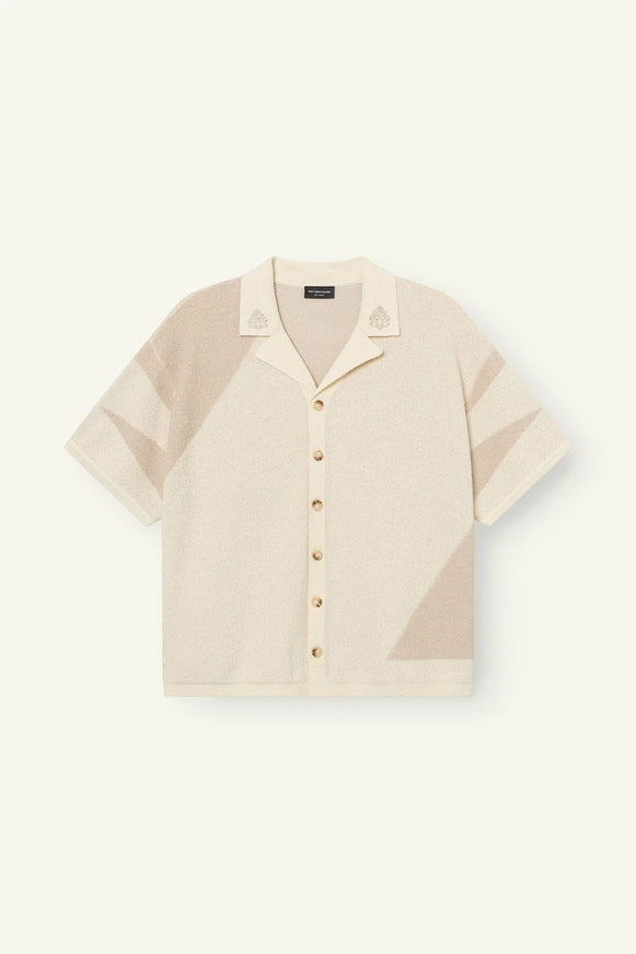 Don't Waste Culture Don't Waste Culture Knitted Shirt Helviane SS26 Beige