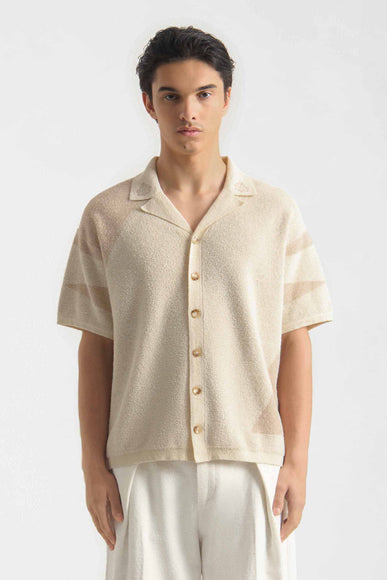 Don't Waste Culture Don't Waste Culture Knitted Shirt Helviane SS26 Beige
