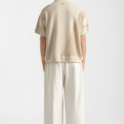 Don't Waste Culture Don't Waste Culture Knitted Shirt Helviane SS26 Beige