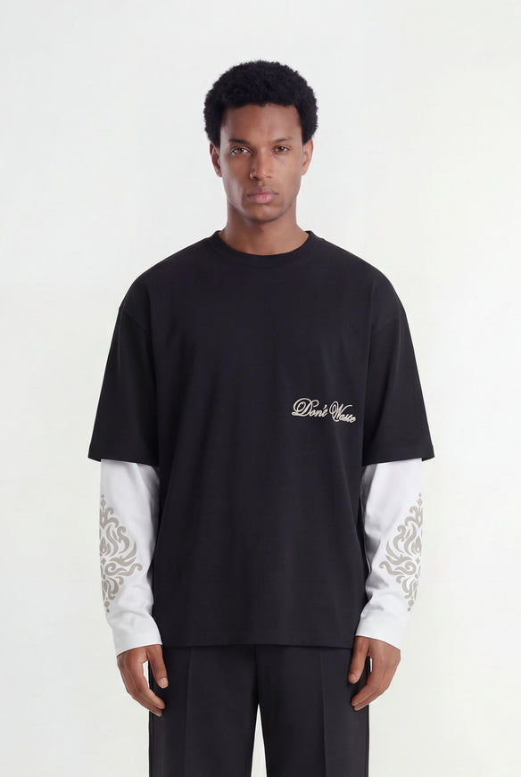 Don't Waste Culture Don't Waste Culture Longsleeve Alarel SS26 Black