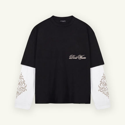 Don't Waste Culture Don't Waste Culture Longsleeve Alarel SS26 Black