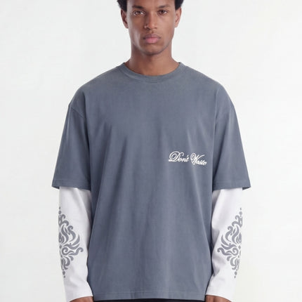 Don't Waste Culture Don't Waste Culture Longsleeve Alarel SS26 Light Blue