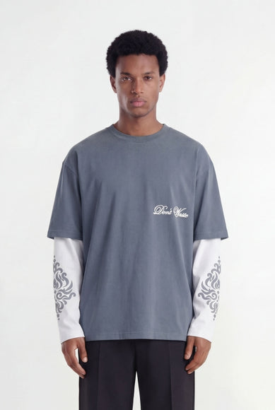 Don't Waste Culture Don't Waste Culture Longsleeve Alarel SS26 Light Blue