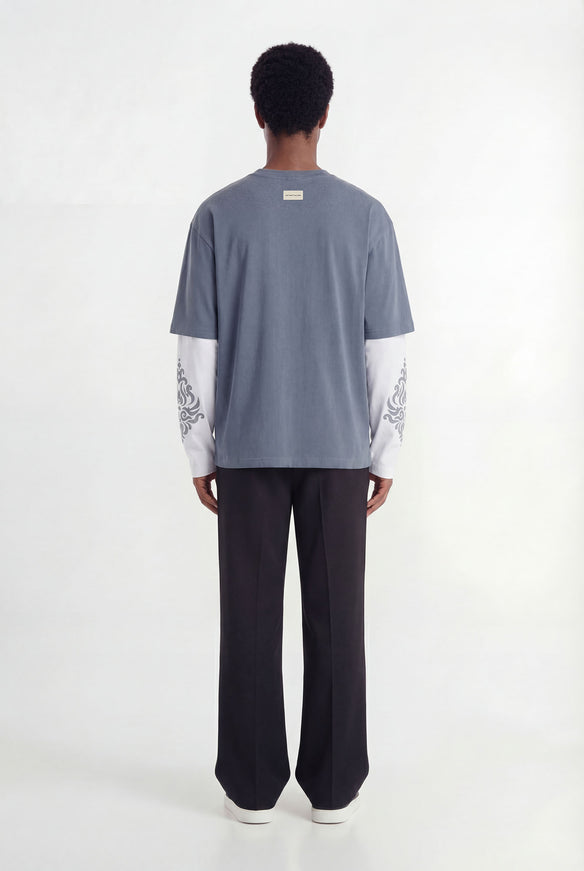 Don't Waste Culture Don't Waste Culture Longsleeve Alarel SS26 Light Blue