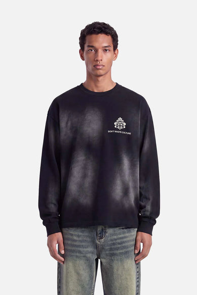 Don't Waste Culture Don't Waste Culture Longsleeve Fade FW26 Black