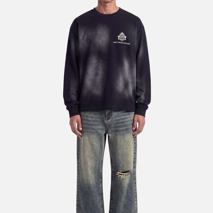 Don't Waste Culture Don't Waste Culture Longsleeve Fade FW26 Black