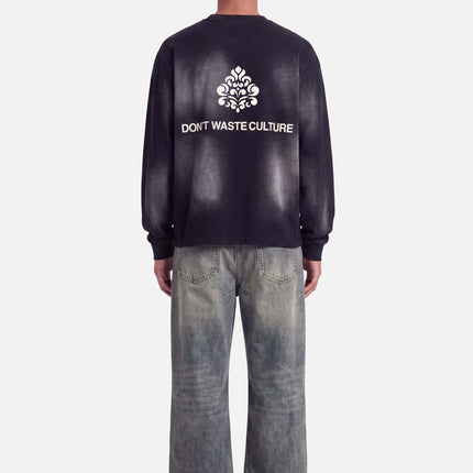 Don't Waste Culture Don't Waste Culture Longsleeve Fade FW26 Black