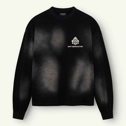 Don't Waste Culture Don't Waste Culture Longsleeve Fade FW26 Black