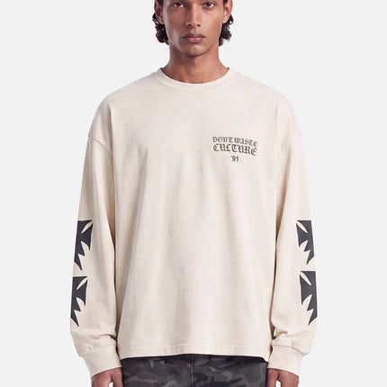Don't Waste Culture Don't Waste Culture Longsleeve Fina FW26 Beige