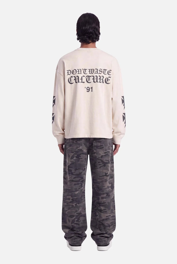 Don't Waste Culture Don't Waste Culture Longsleeve Fina FW26 Beige