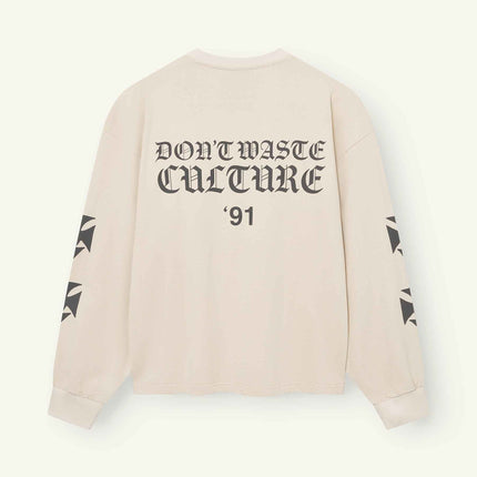 Don't Waste Culture Don't Waste Culture Longsleeve Fina FW26 Beige