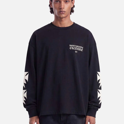 Don't Waste Culture Don't Waste Culture Longsleeve Fina FW26 Black