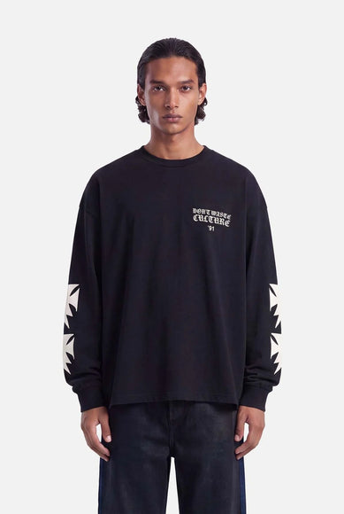 Don't Waste Culture Don't Waste Culture Longsleeve Fina FW26 Black