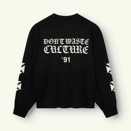 Don't Waste Culture Don't Waste Culture Longsleeve Fina FW26 Black