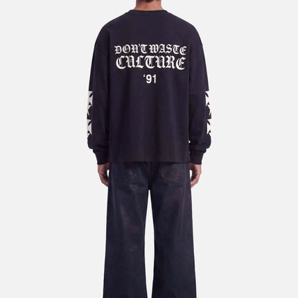 Don't Waste Culture Don't Waste Culture Longsleeve Fina FW26 Black