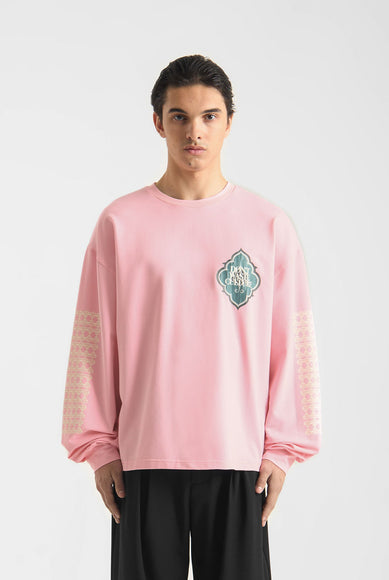 Don't Waste Culture Don't Waste Culture Longsleeve Himariyu SS26 Washed Pink