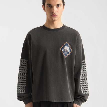 Don't Waste Culture Don't Waste Culture Longsleeve Himariyu SS26 Washed Black