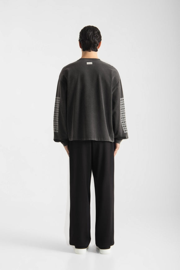 Don't Waste Culture Don't Waste Culture Longsleeve Himariyu SS26 Washed Black