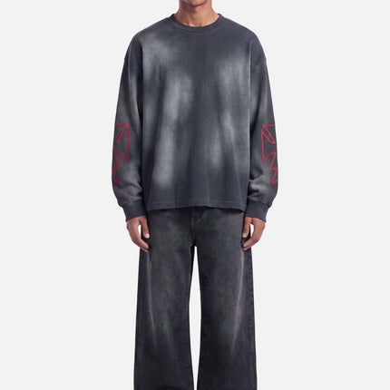 Don't Waste Culture Don't Waste Culture Longsleeve Romiya FW26 Dark Grey