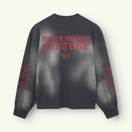 Don't Waste Culture Don't Waste Culture Longsleeve Romiya FW26 Dark Grey