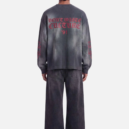 Don't Waste Culture Don't Waste Culture Longsleeve Romiya FW26 Dark Grey