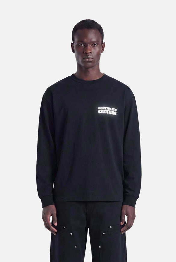 Don't Waste Culture Don't Waste Culture Longsleeve Sunoa FW26 Black