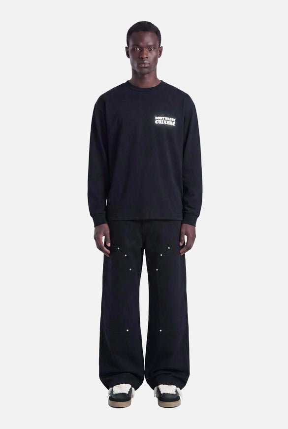 Don't Waste Culture Don't Waste Culture Longsleeve Sunoa FW26 Black