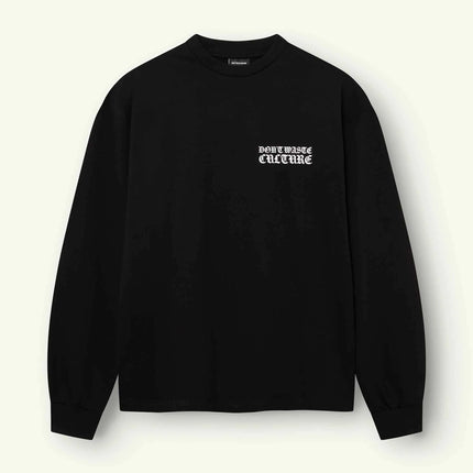 Don't Waste Culture Don't Waste Culture Longsleeve Sunoa FW26 Black