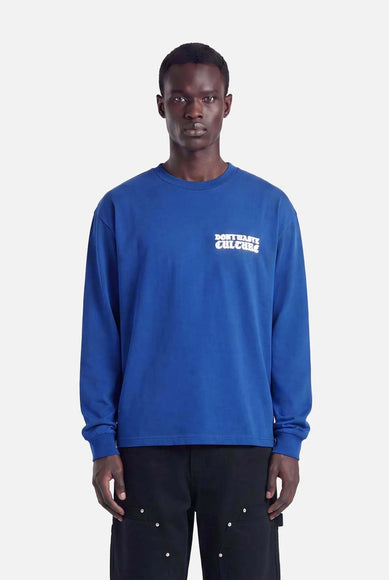 Don't Waste Culture Don't Waste Culture Longsleeve Sunoa FW26 Klein Blue