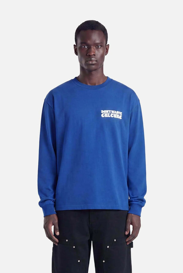 Don't Waste Culture Don't Waste Culture Longsleeve Sunoa FW26 Klein Blue