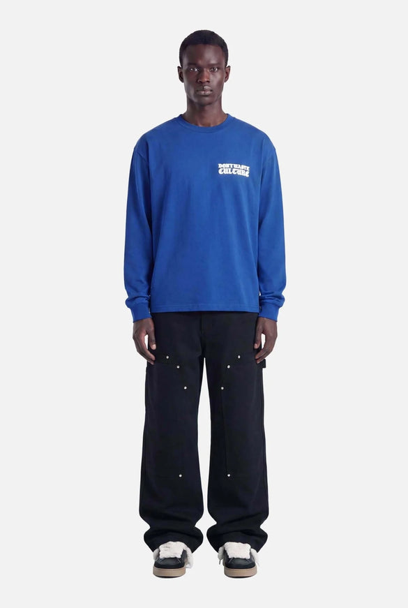 Don't Waste Culture Don't Waste Culture Longsleeve Sunoa FW26 Klein Blue