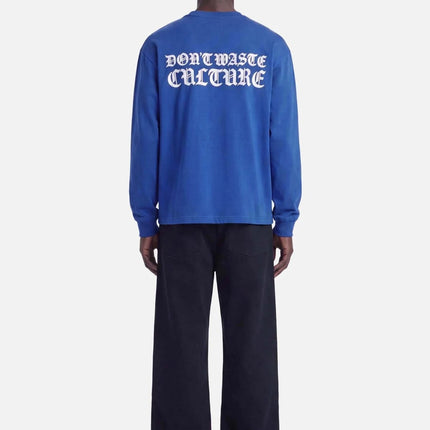 Don't Waste Culture Don't Waste Culture Longsleeve Sunoa FW26 Klein Blue