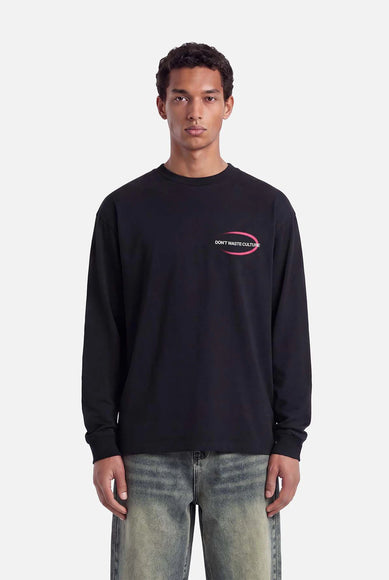 Don't Waste Culture Don't Waste Culture Longsleeve Tavi FW26 Black