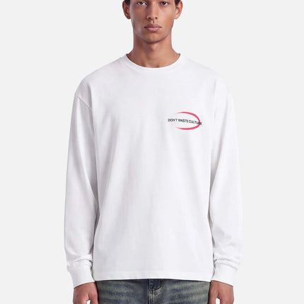 Don't Waste Culture Don't Waste Culture Longsleeve Tavi FW26 White