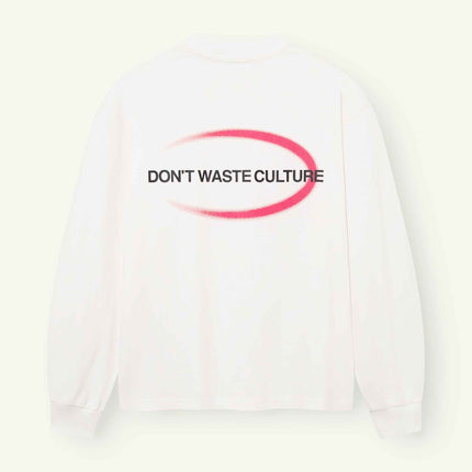 Don't Waste Culture Don't Waste Culture Longsleeve Tavi FW26 White