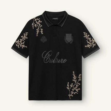 Don't Waste Culture Don't Waste Culture Polo Jersey Momohana SS26 Black