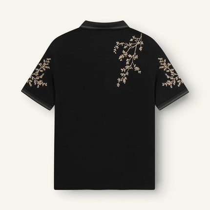 Don't Waste Culture Don't Waste Culture Polo Jersey Momohana SS26 Black