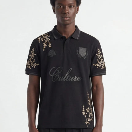 Don't Waste Culture Don't Waste Culture Polo Jersey Momohana SS26 Black
