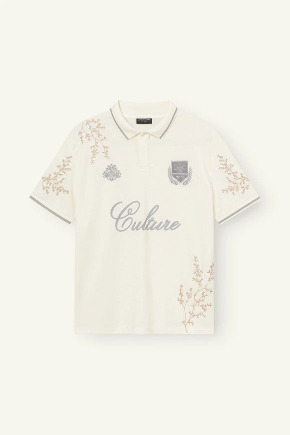 Don't Waste Culture Don't Waste Culture Polo Jersey Momohana SS26 Cream