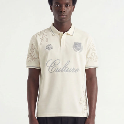 Don't Waste Culture Don't Waste Culture Polo Jersey Momohana SS26 Cream