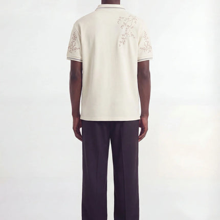 Don't Waste Culture Don't Waste Culture Polo Jersey Momohana SS26 Cream