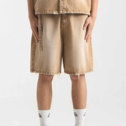 Don't Waste Culture Don't Waste Culture Shorts Florayne SS26 Brown