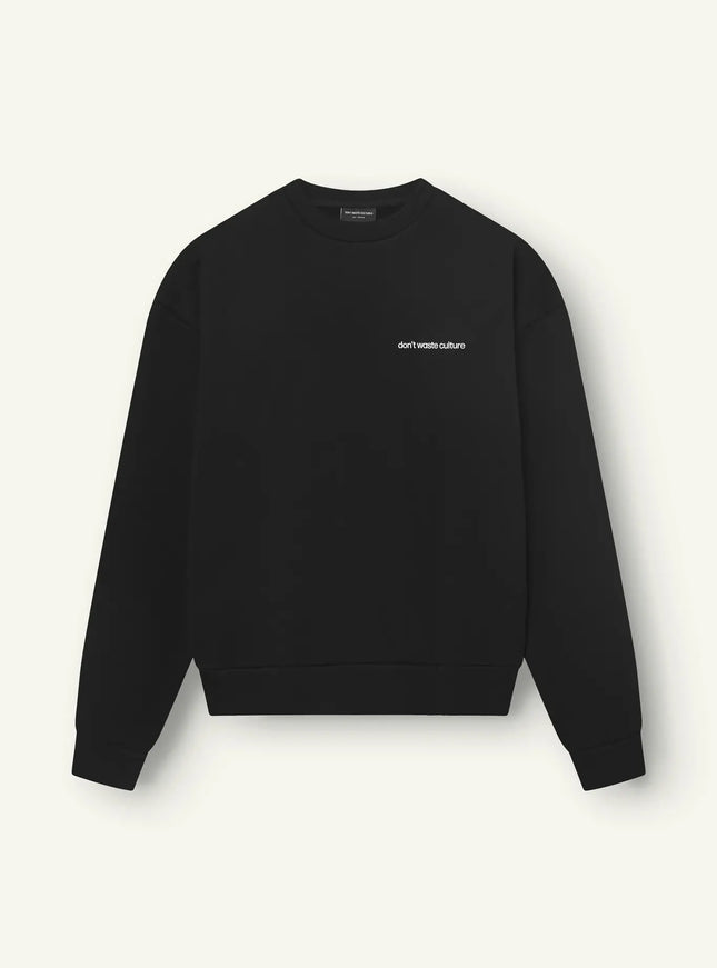 Don't Waste Culture Don't Waste Culture Sweater Matt NOOS Black